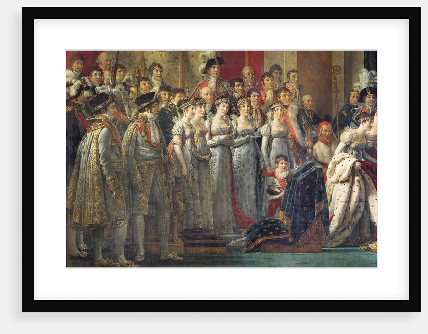 The Consecration of the Emperor Napoleon I and the Coronation of Empress Joséphine in Notre-Dame Cathedral, 2nd December 1804, 1805-07 by Jacques Louis David