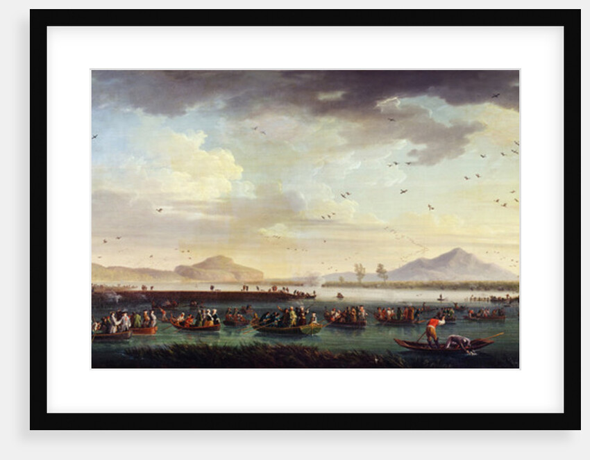 Charles III of Bourbon, King of Sapin and of the Kingdom of Two-Sicilies Duck Hunting at the Patria Lake in 1746, 1749 by Claude Joseph Vernet