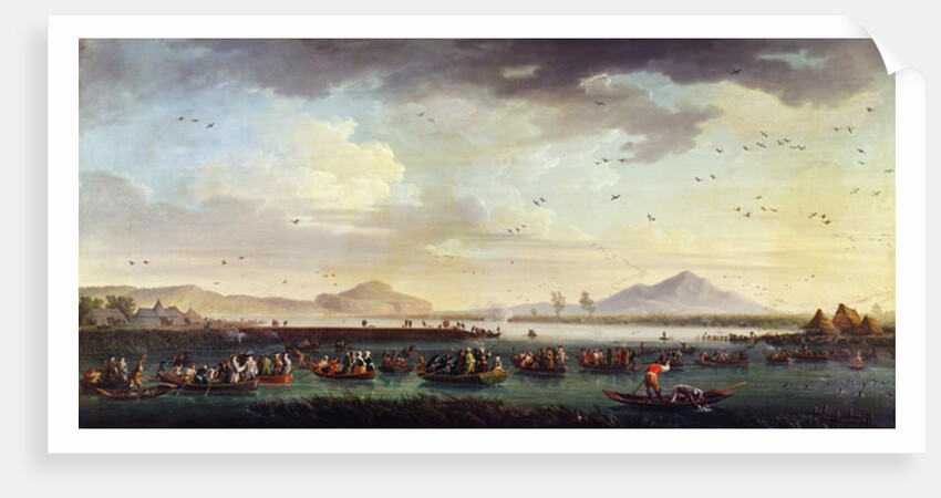 Charles III of Bourbon, King of Sapin and of the Kingdom of Two-Sicilies Duck Hunting at the Patria Lake in 1746, 1749 by Claude Joseph Vernet