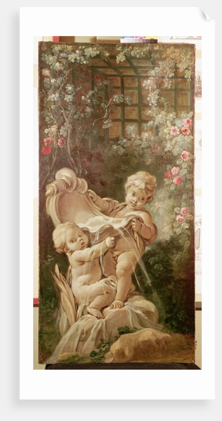 Two Lovers near a Fountain, c.1750-65 by Francois Boucher