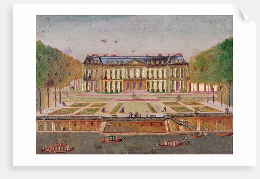 The Chateau de Choisy, park side by Chevalier Chevalier