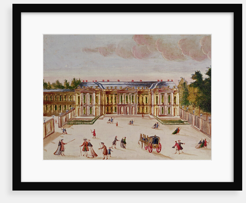 The Chateau de Choisy, courtyard side by Chevalier Chevalier