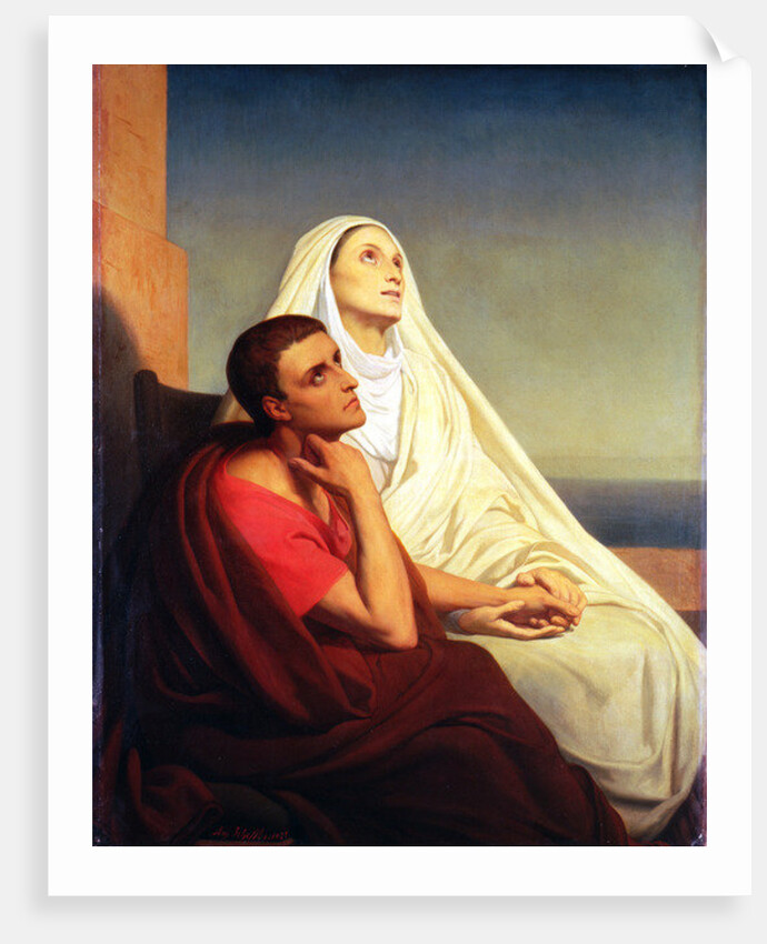 St. Augustine and his mother St. Monica, 1855 by Ary Scheffer