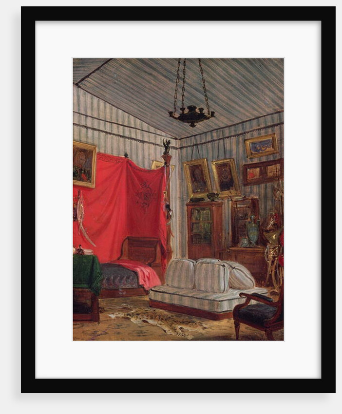 The apartment of Count de Mornay, rue de Verneuil, Paris, 1833 by Ferdinand Victor Eugene Delacroix