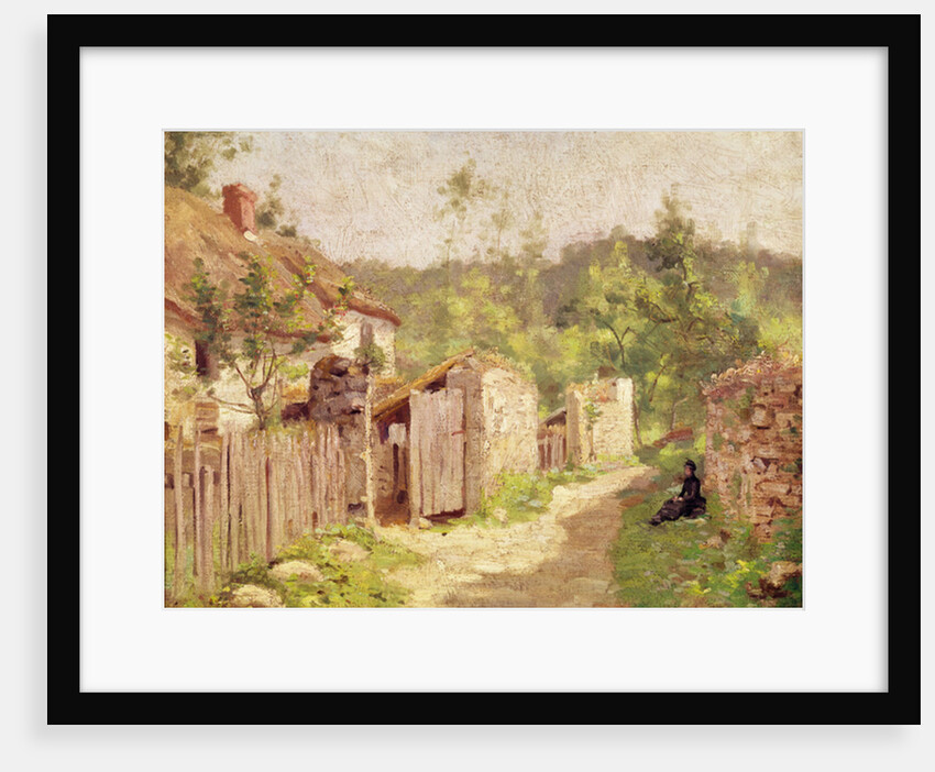 Daumier's House at Valmondois by Camille Pissarro