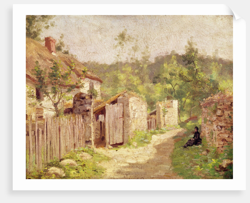 Daumier's House at Valmondois by Camille Pissarro