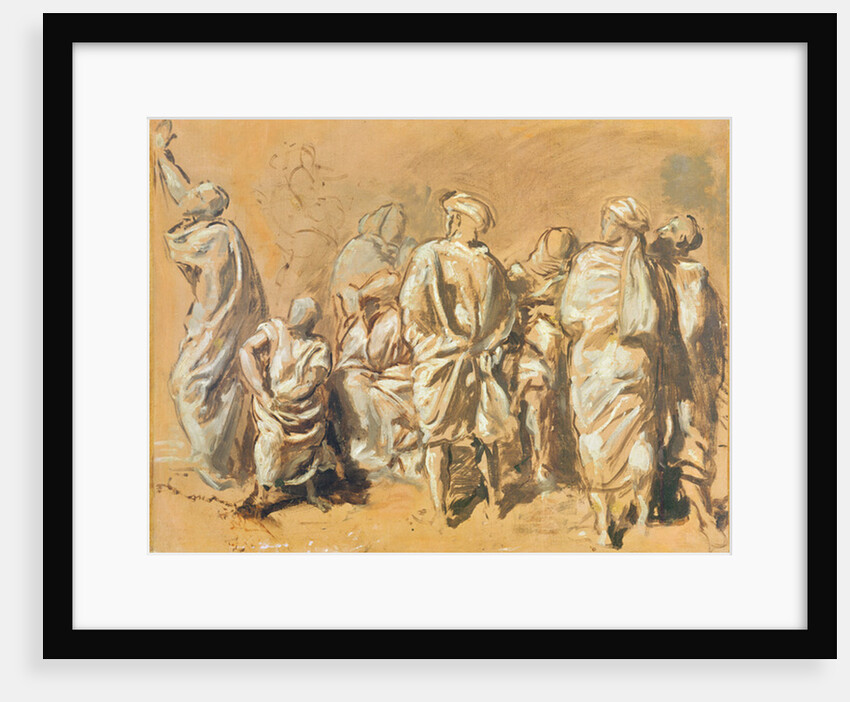 Study for the Descent from the Cross for the Church of Saint-Philippe-du-Roule: the Jews by Theodore Chasseriau