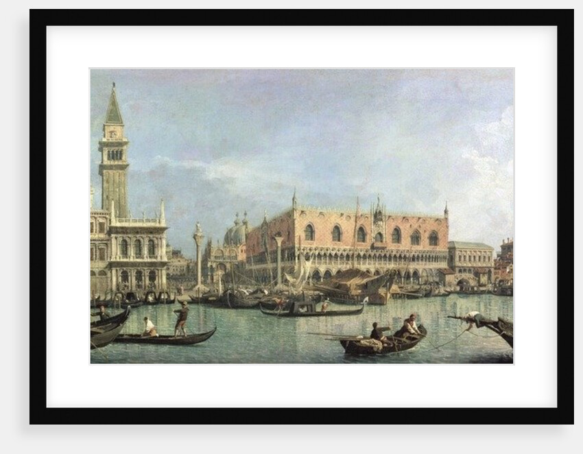 The Molo and the Piazzetta San Marco, Venice, 18th century by Canaletto