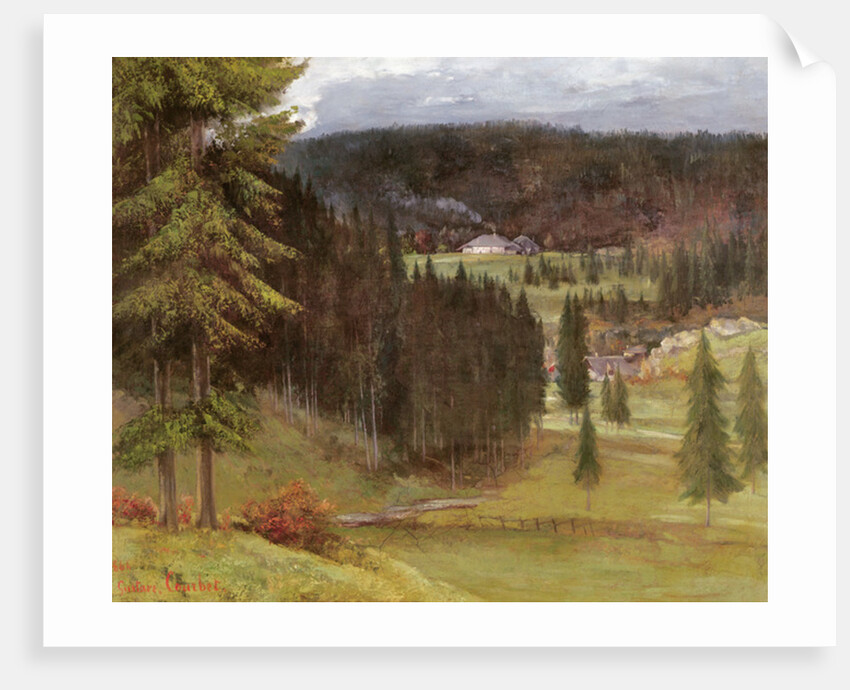 La Ferme des Pussets, 1864 by Gustave Courbet