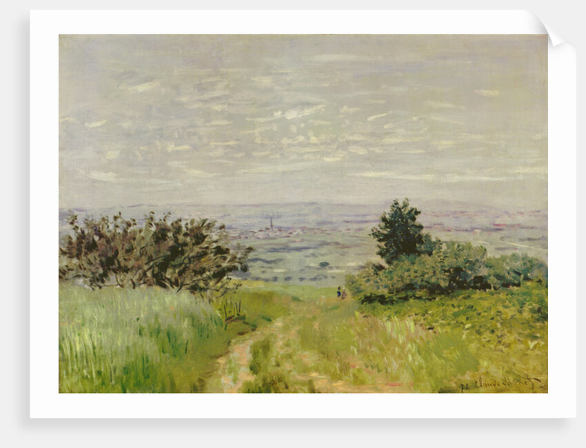 Landscape, Full View of Argenteuil, 1872 by Claude Monet
