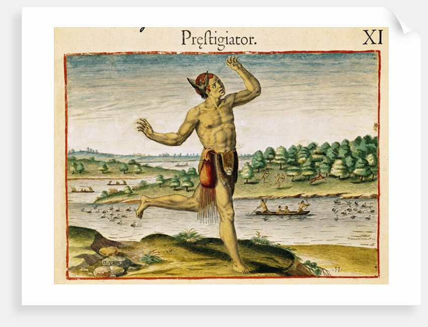 A Magician from Virginia by Theodore de after White John Bry