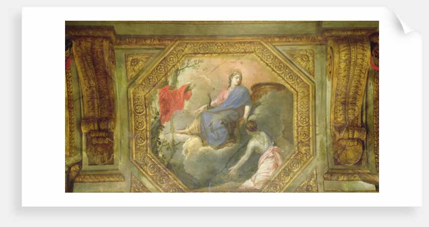 Ceiling of the Hôtel de La Rivière, 1653 by Charles Le Brun