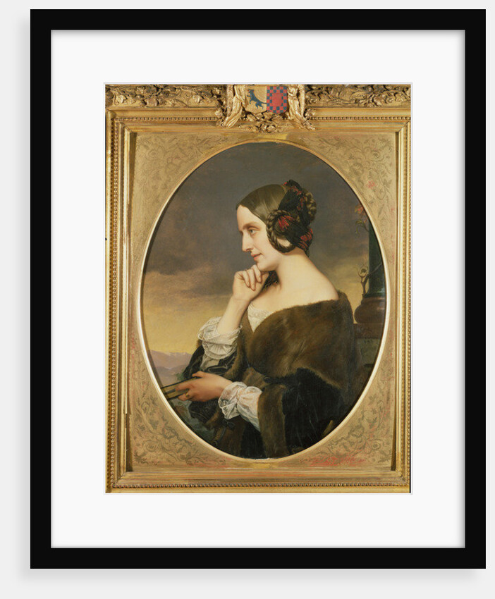 Portrait of the Countess Marie d'Agoult, 1843 by Henri Lehmann