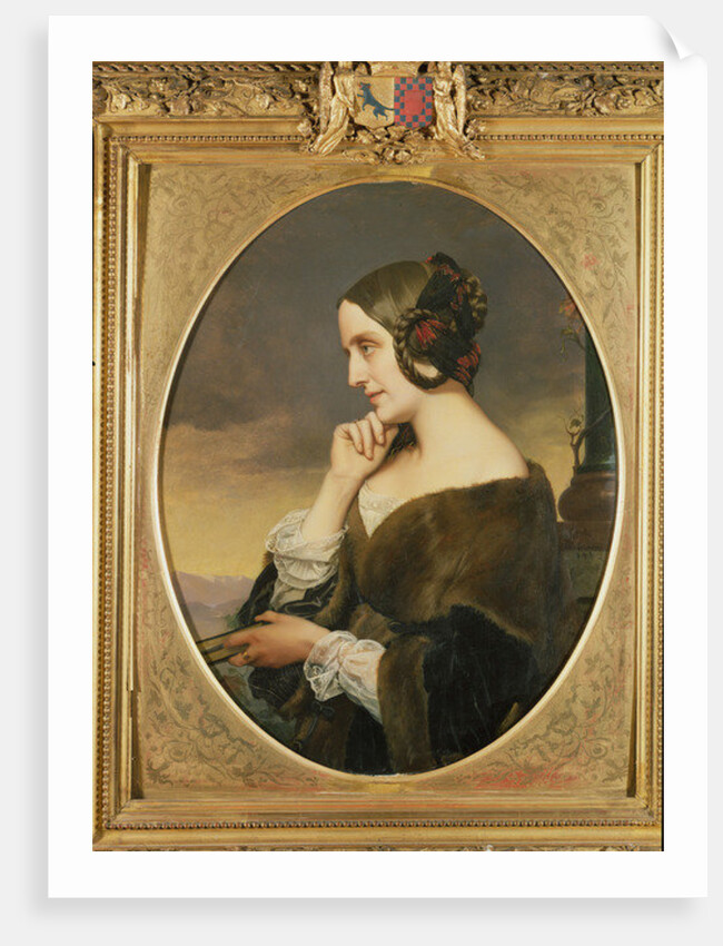 Portrait of the Countess Marie d'Agoult, 1843 by Henri Lehmann