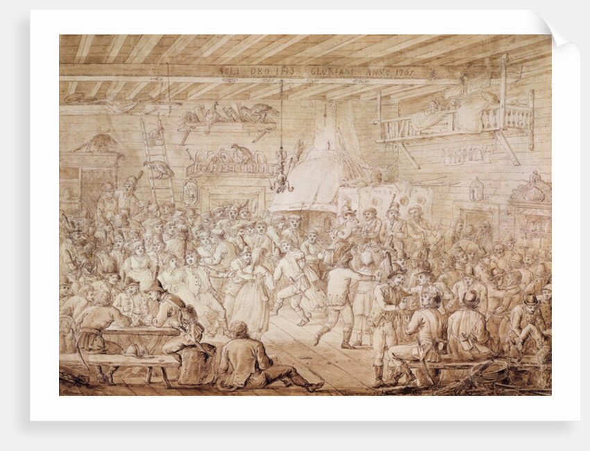 Kosciuszko's troops entertained at the inn, 1797 by Alexander (1777-1832) Orlowski