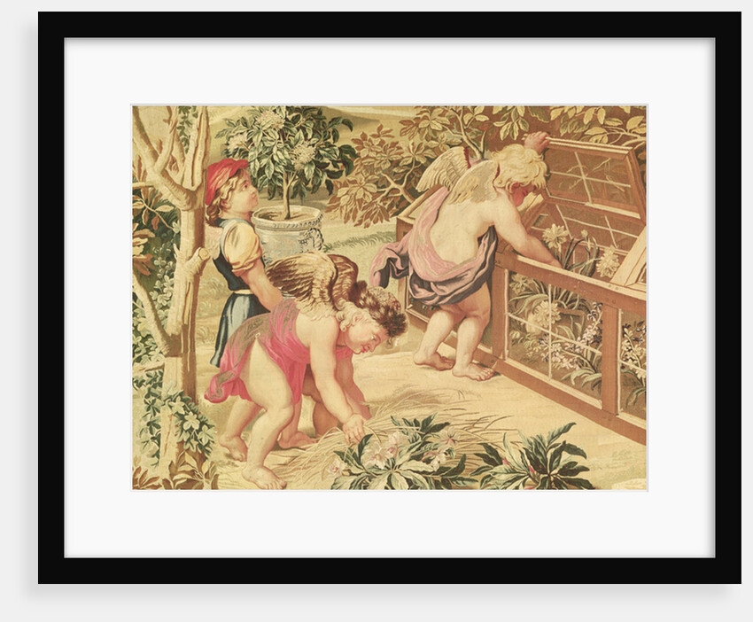 Children Gardening by Charles Le Brun