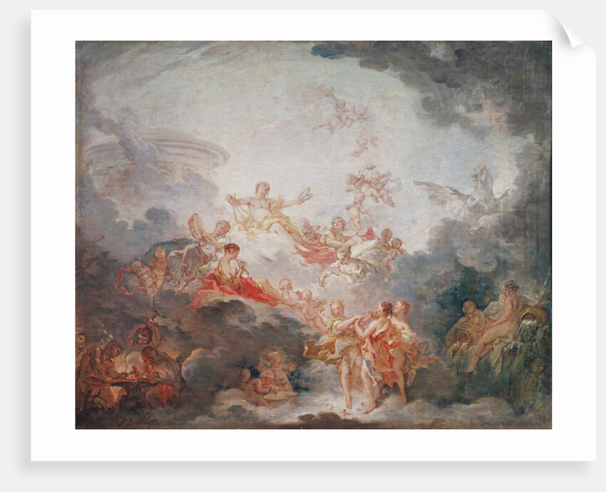 Apollo Crowning the Arts, c.1763-70 by Francois Boucher