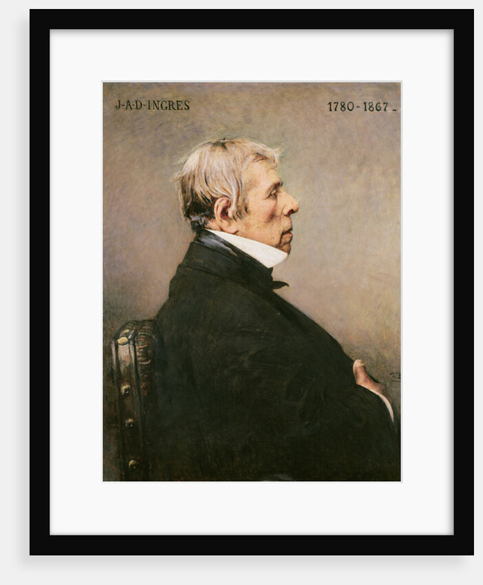 Portrait of J.A.D Ingres by Leon Joseph Florentin Bonnat