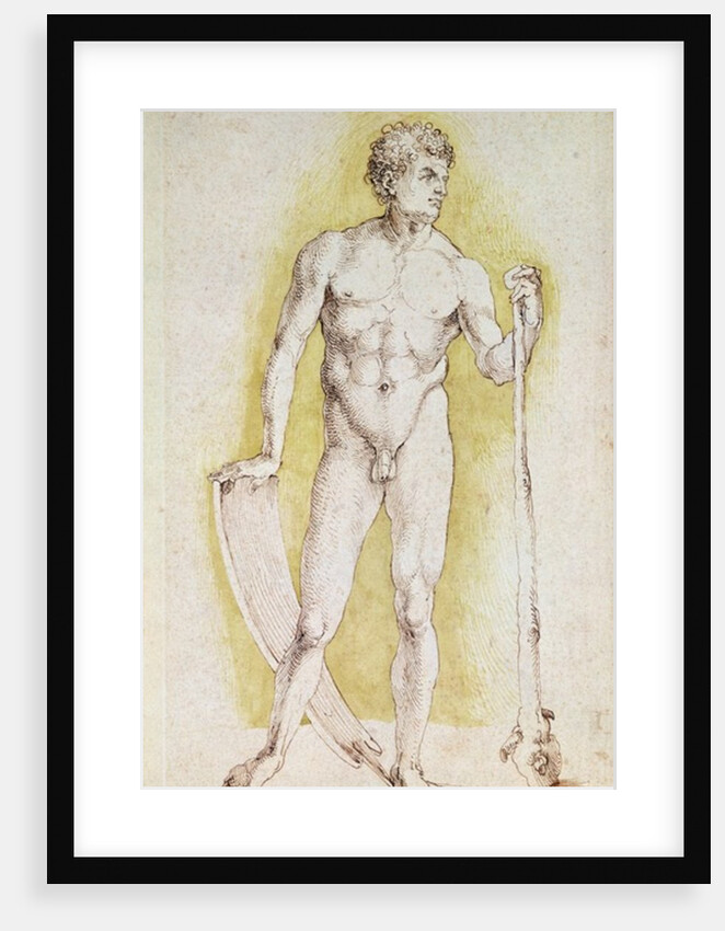 Young Nude Man by Albrecht Dürer or Duerer