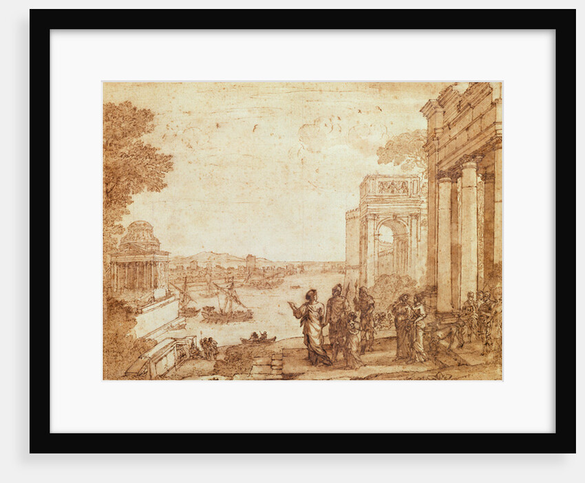 View of Carthage with Dido and Aeneas by Claude Lorrain