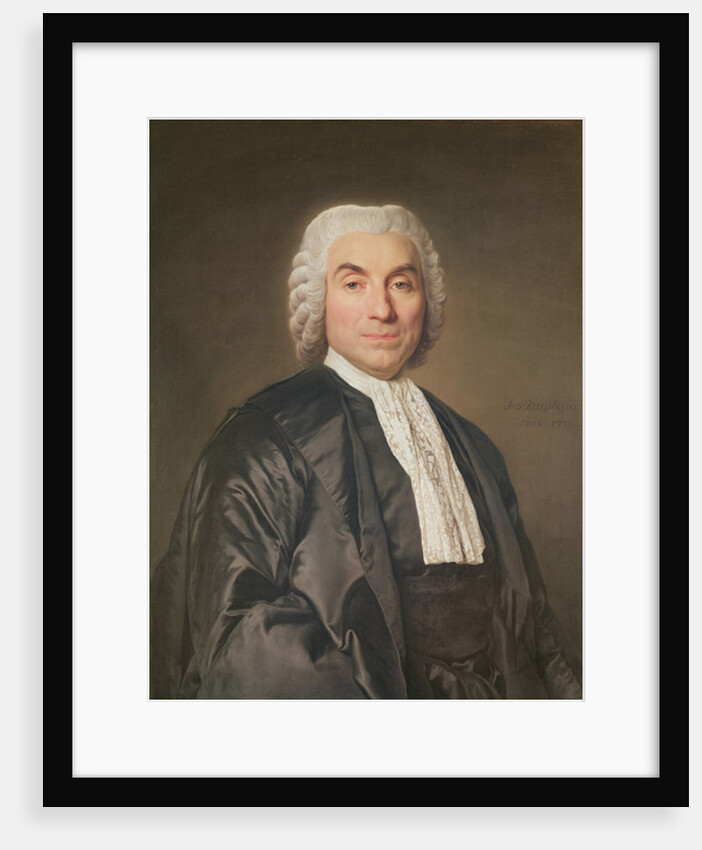 Portrait of J.B Francois, Count of the Michodière, Provost of the Merchants from 1772 to 1778 by Joseph Siffred Duplessis