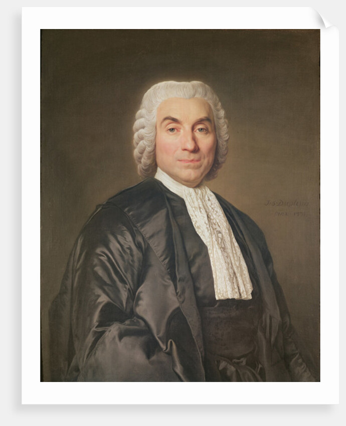 Portrait of J.B Francois, Count of the Michodière, Provost of the Merchants from 1772 to 1778 by Joseph Siffred Duplessis