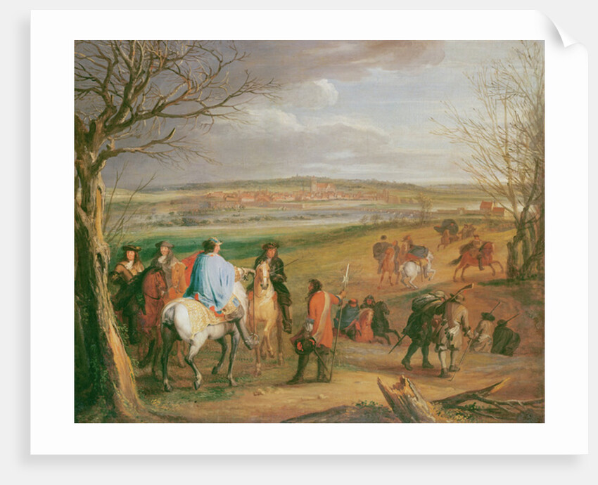 Louis XIV, King of France and of Navarre, before the Town of Dôle by Charles Le Brun