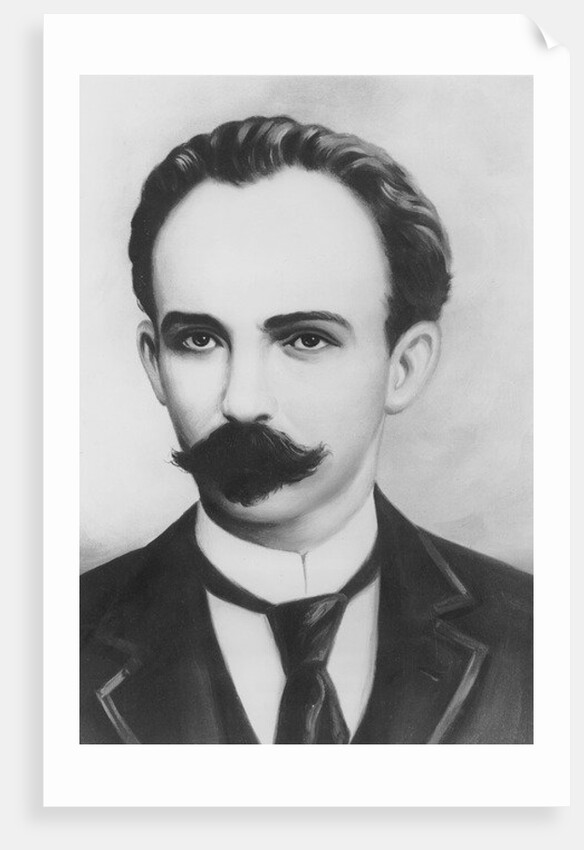 Portrait of Jose-Maria Marti by French Photographer