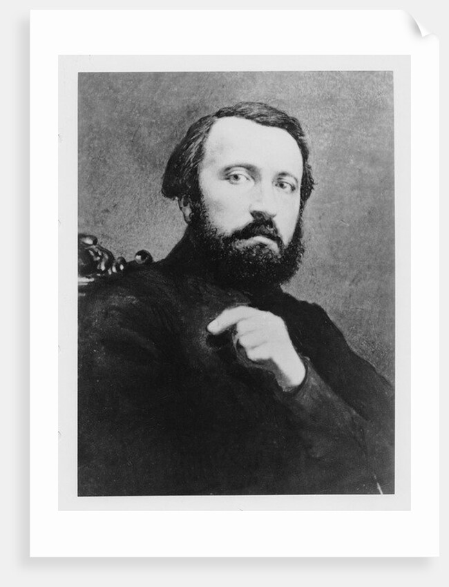 Portrait of Pierre Larousse by French Photographer