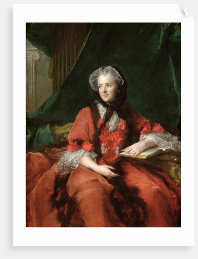 Portrait of Madame Maria Leszczynska 1748 by Jean-Marc Nattier