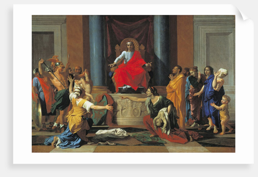 The Judgement of Solomon, 1649 by Nicolas Poussin
