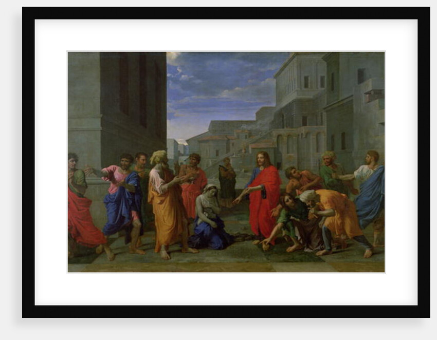 The Woman Taken in Adultery, 1653 by Nicolas Poussin