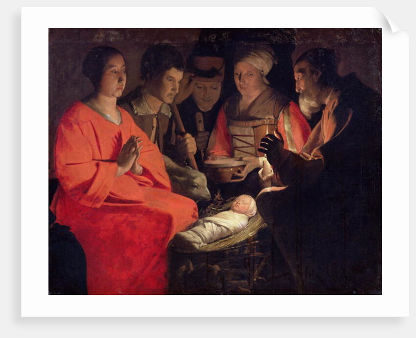 Adoration of the Shepherds by Georges de la Tour