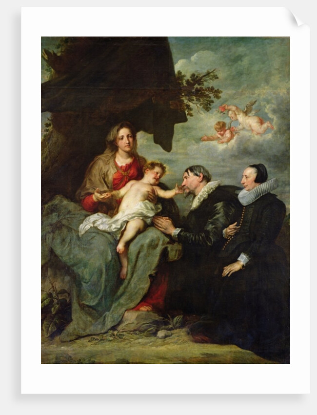 Madonna and Child with Donors by Anthony van Dyck