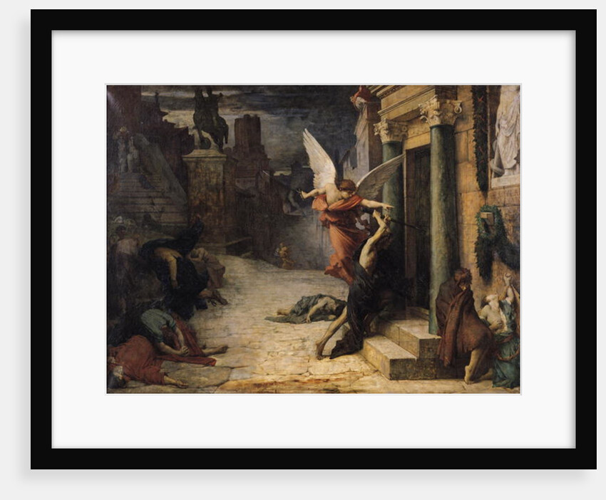 The Plague in Rome, 1869 by Jules Elie Delaunay