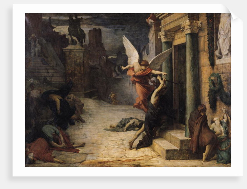The Plague in Rome, 1869 by Jules Elie Delaunay