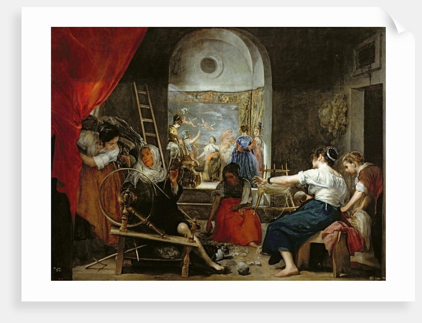 The Spinners, or The Fable of Arachne, 1657 by Diego Rodriguez de Silva y Velazquez