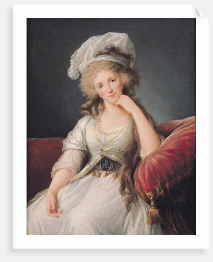 Louise-Marie Adelaide, Duchesse d'Orleans by Elisabeth Louise Vigee-Lebrun