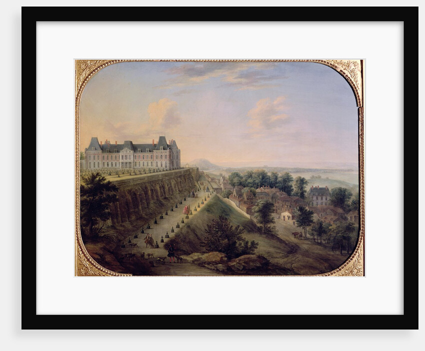 The Chateau de Meudon by Charles Leopold Grevenbroeck