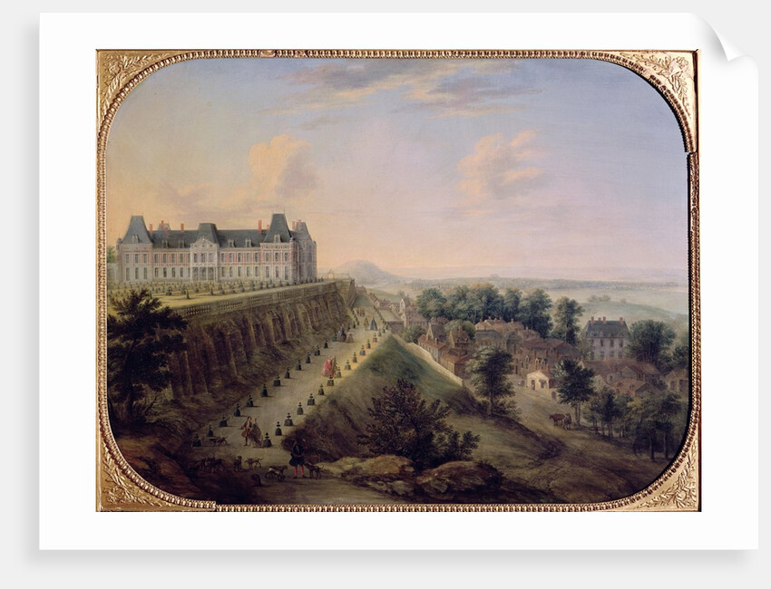 The Chateau de Meudon by Charles Leopold Grevenbroeck