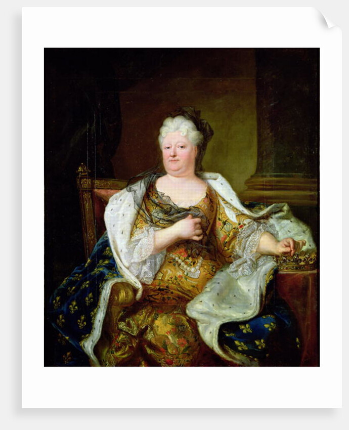 Portrait of Elizabeth Charlotte of Bavaria, Duchess of Orleans by Hyacinthe Rigaud