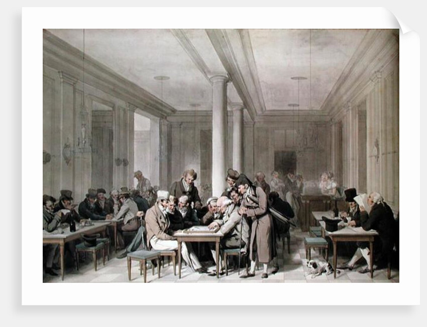 Interior of a Parisian Cafe, c.1815 by Louis Leopold Boilly