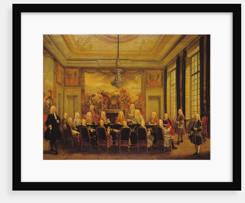 The Council of Regency for the Minority of Louis XV , 16th September 1715 by French School
