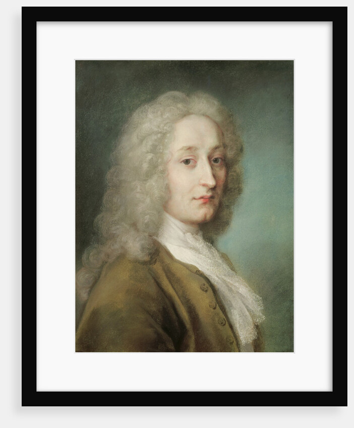 Portrait of Antoine Watteau by Rosalba Giovanna Carriera