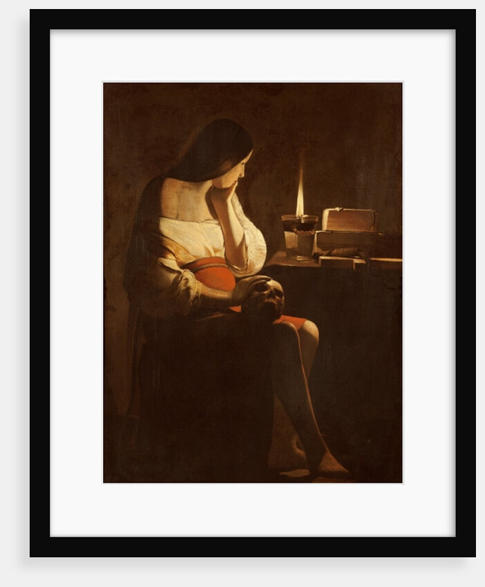 Mary Magdalene with a night light, c.1640-45 by Georges de la Tour