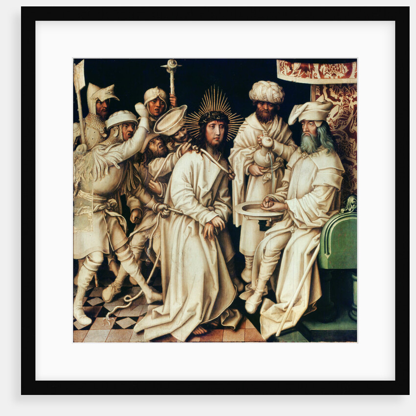 Pilate Washing his Hands, left panel from a triptych, 1496 by Hans Holbein the Elder