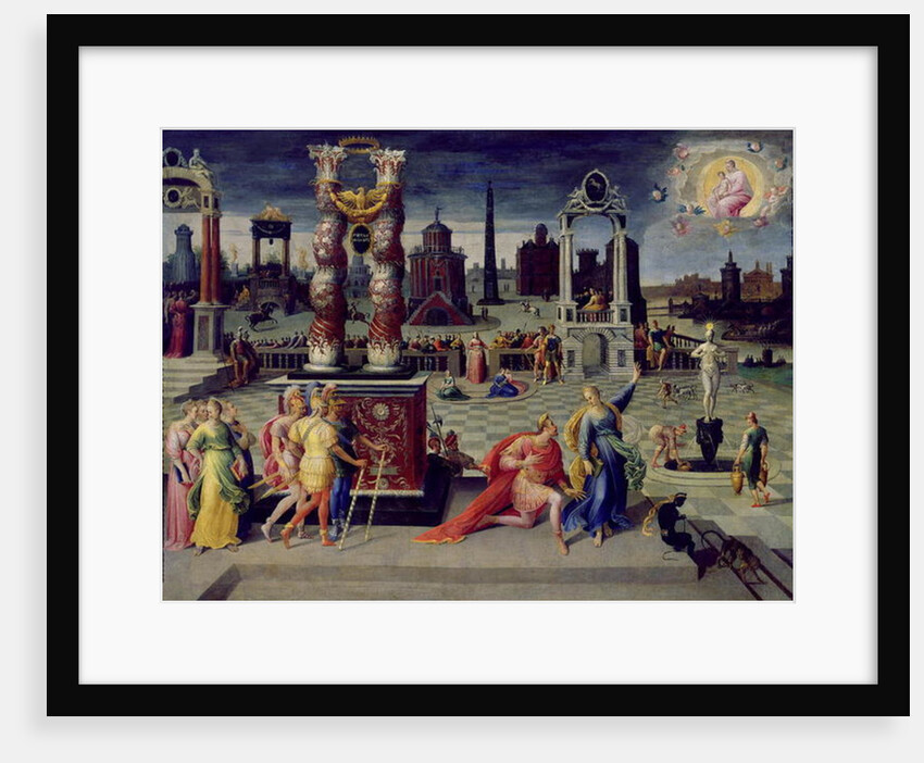 Augustus and the Tiburtine Sibyl by Antoine Caron