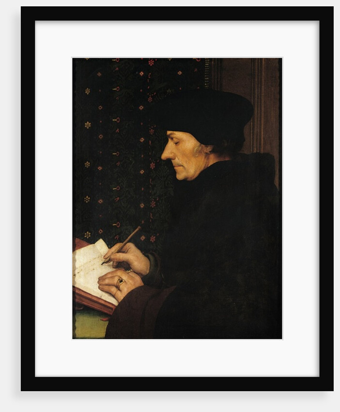 Portrait of Desiderius Erasmus by Hans Holbein the Younger