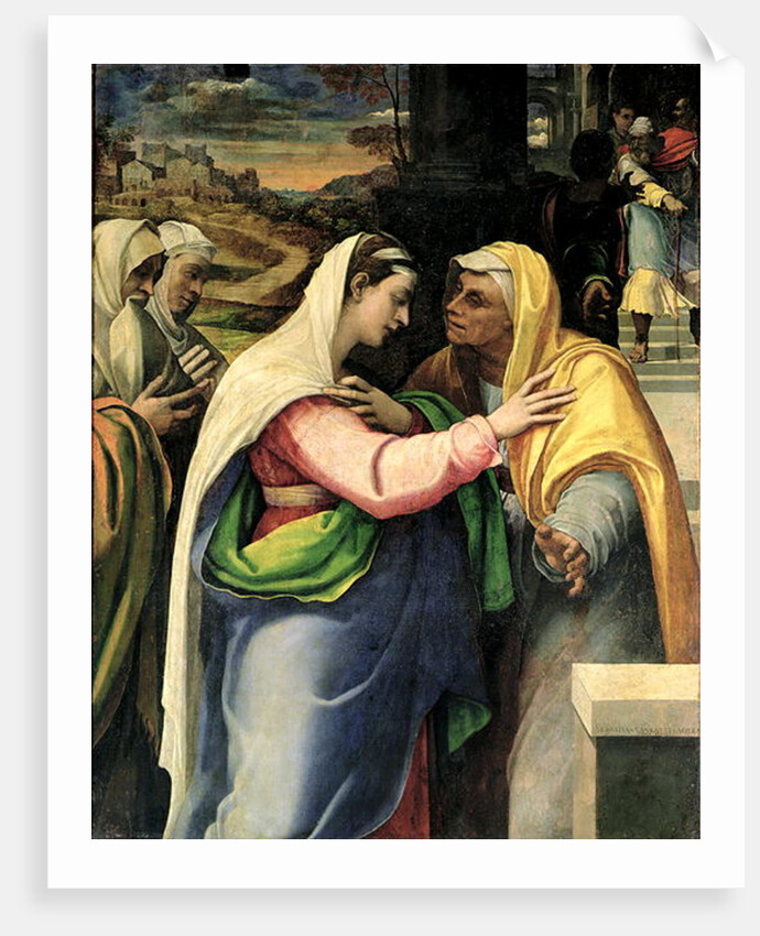 The Visitation, 1519 by Sebastiano del Piombo
