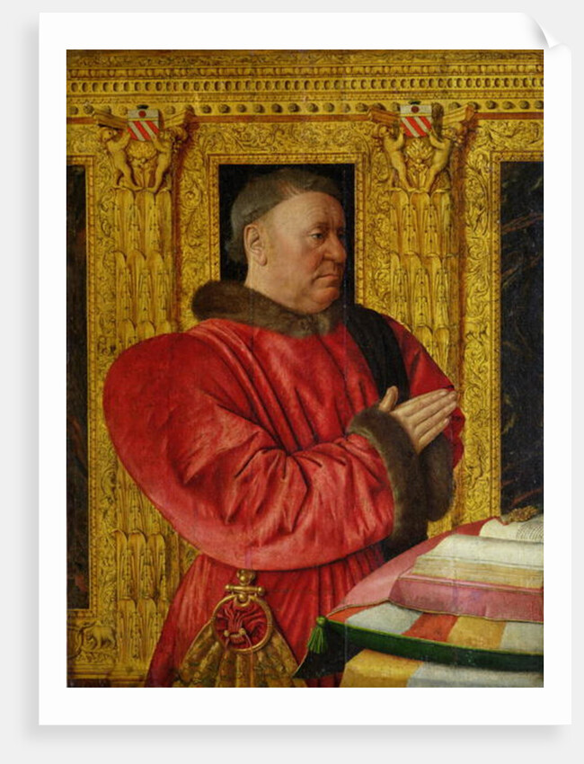 Portrait of Chancellor Guillaume Jouvenel des Ursins 1460-65 by Jean Fouquet